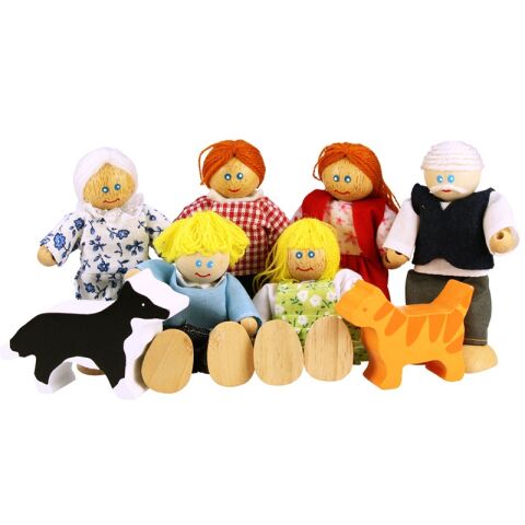Bigjigs Toys Family House Set