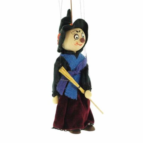 Wooden large puppets - Witch