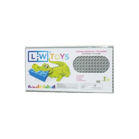 L-W Toys Building mat - JUNIOR 16x32 points grey