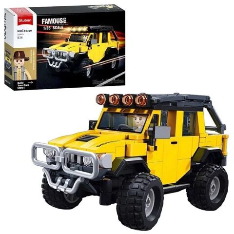 Sluban Model Bricks M38-B1359 Off-Road Wrangler in 1:35 scale
