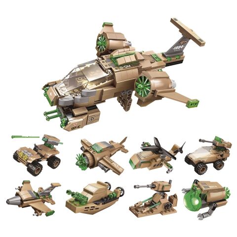 Qman Raider Aircraft 1804 8in1 set