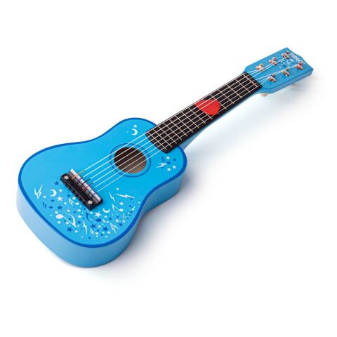 Tidlo Wooden guitar Star blue