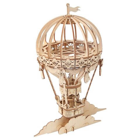RoboTime 3D Wooden Jigsaw Puzzle Hot Air Balloon