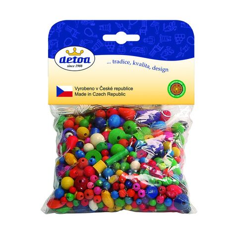Detoa Mix of coloured beads 100g