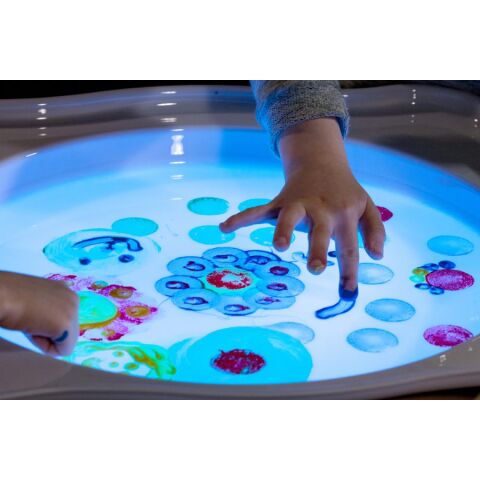 Jonely Magic Light Table with Sand and Water Tub
