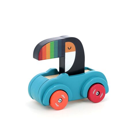 Vilac Wooden car with horn Tukan