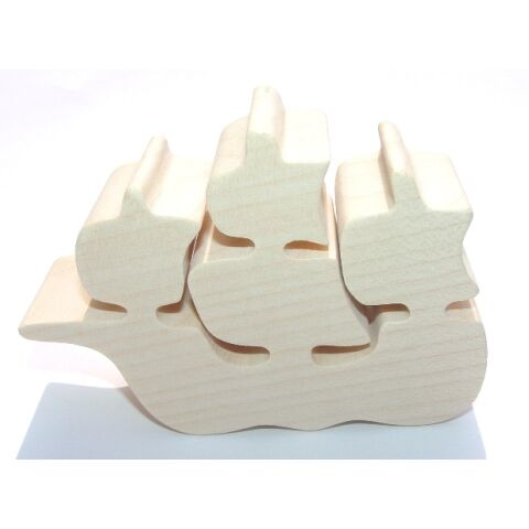 Fauna Wooden boat natural