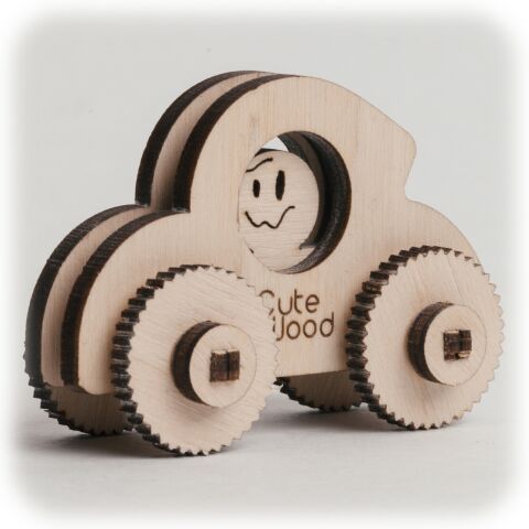 CuteWood Wooden 3D Puzzle Mini-Brouk