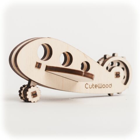 CuteWood Wooden 3D puzzle Airplane