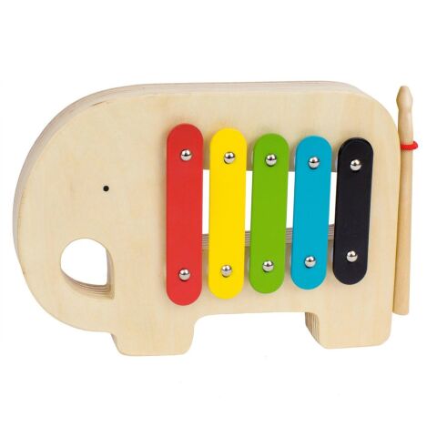 Petit Collage Wooden xylophone elephant